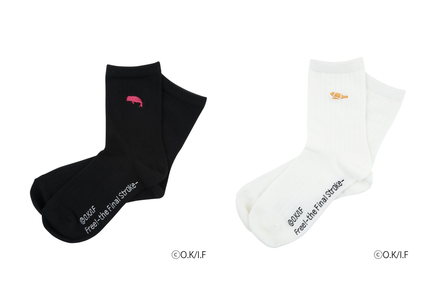 「劇場版 Free!-the Final Stroke-×ZOZOTOWN Animal motif socks 郁弥＆旭」