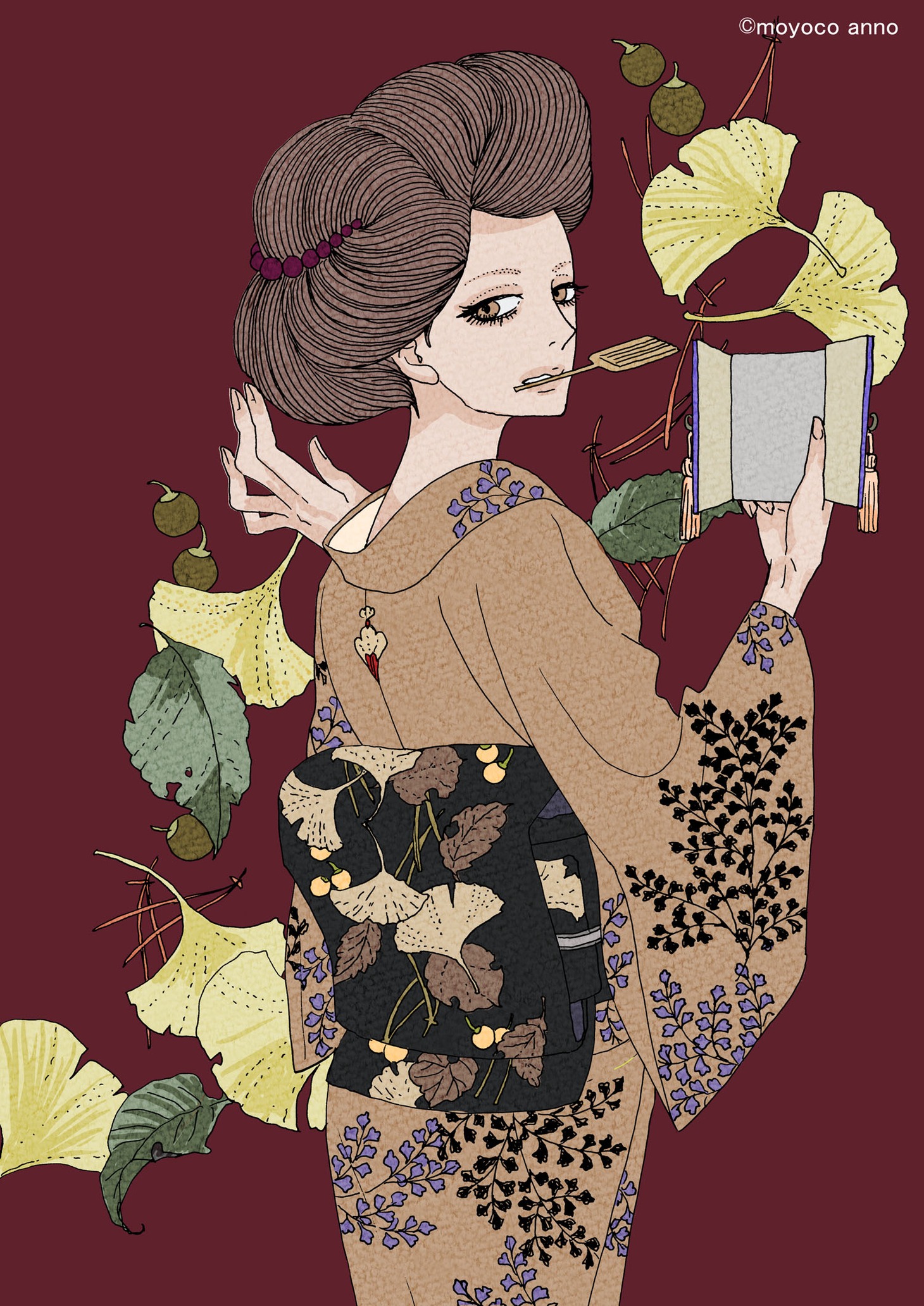 安野モヨコのイラスト。