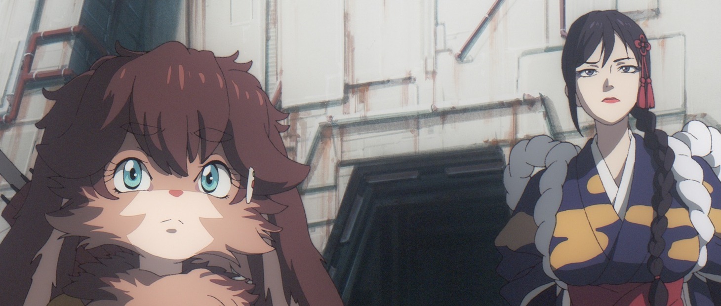 「のらうさロップと緋桜お蝶」より。