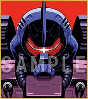 劇場版『Gのレコンギスタ III』「宇宙からの遺産」の「Blu-ray特装限定版」法人共通特典である「形部一平描き下ろしミニ色紙」のサンプル画像。(c)創通・サンライズ