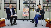 「富野由悠季の世界」静岡会場のトークショーより。 (c)手塚プロダクション・東北新社 (c)東北新社 (c)サンライズ (c)創通・サンライズ (c)サンライズ・バンダイビジュアル・バンダイチャンネル (c)SUNRISE・BV・WOWOW (c)オフィス アイ