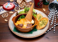 「【ロックバイソン】 チーズハンバーグプレート」