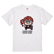 「【天開司×大川ぶくぶ】コラボTシャツ」の「白ver.」。