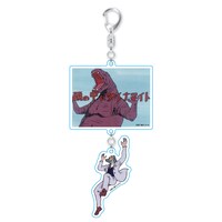 「【チャージマン研！】二連アクリルキーホルダー 頭の中にダイナマイト」