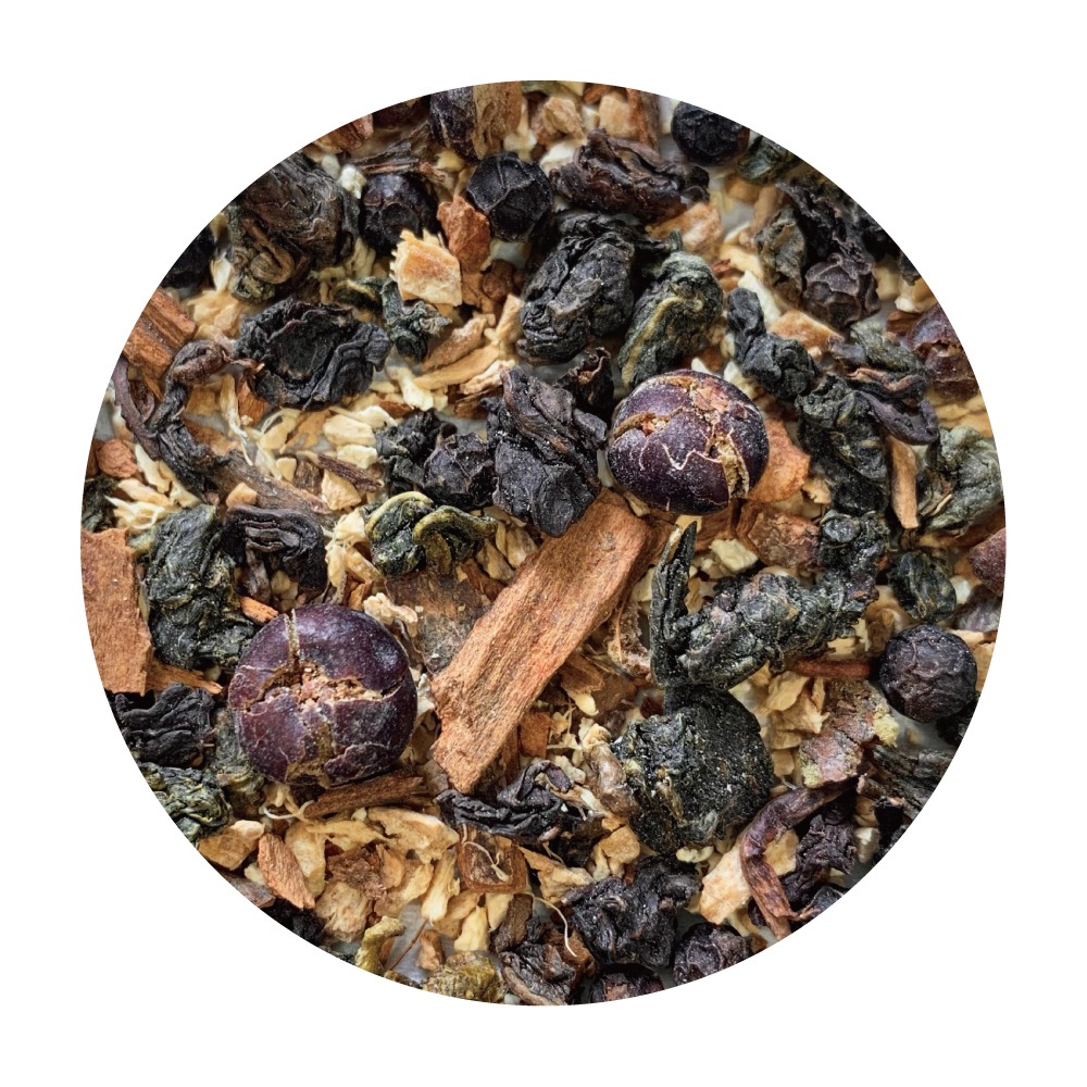 「ティキ・ミック」の茶葉。