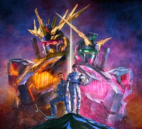 両シューズの発売に合わせて描き下ろされたビジュアル。(c)創通・サンライズ｜Nike, Inc. All rights reserved. Illustrated by TENJIN