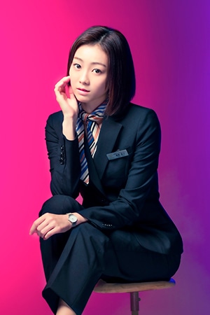 雨樹凛子役の高田夏帆。(c)「凛子さんはシてみたい」 製作委員会・MBS