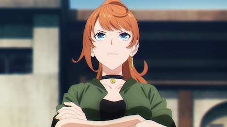 TVアニメ「takt op.Destiny」第2弾PVより、本渡楓演じるアンナ・シュナイダー。(c)DeNA／タクトオーパスフィルハーモニック