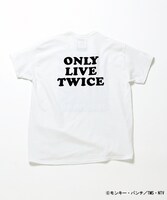 Tシャツの「ホワイト」の背面。