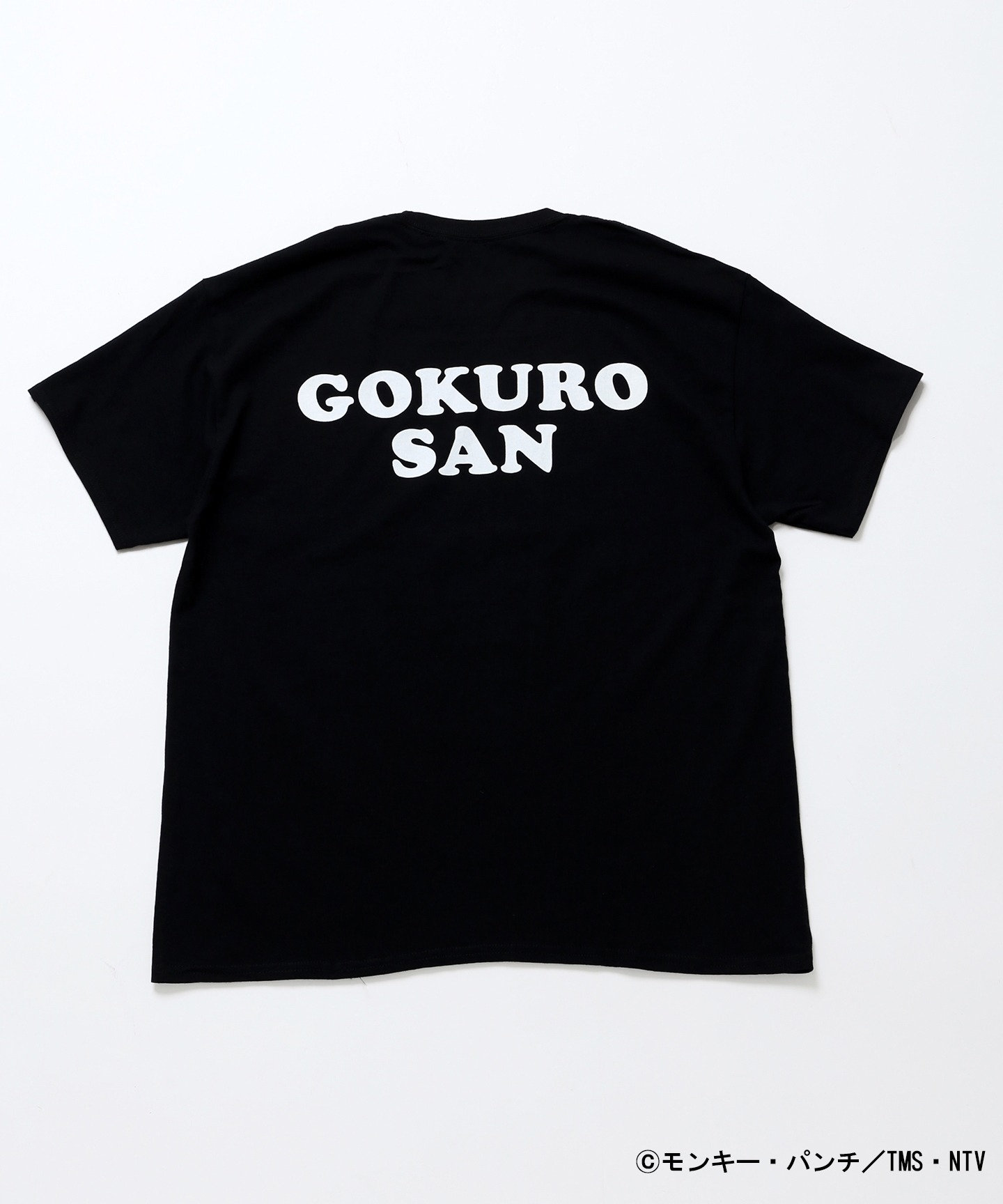 Tシャツの「ブラックA」の背面。
