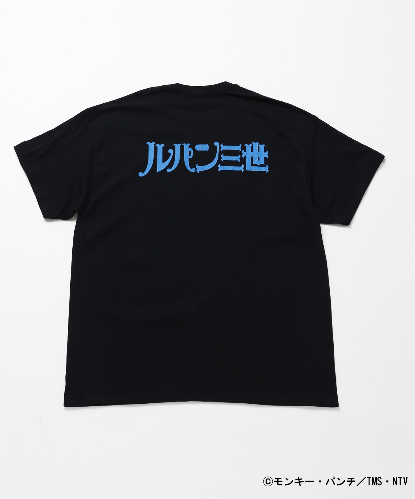Tシャツの「ブラック」の背面。
