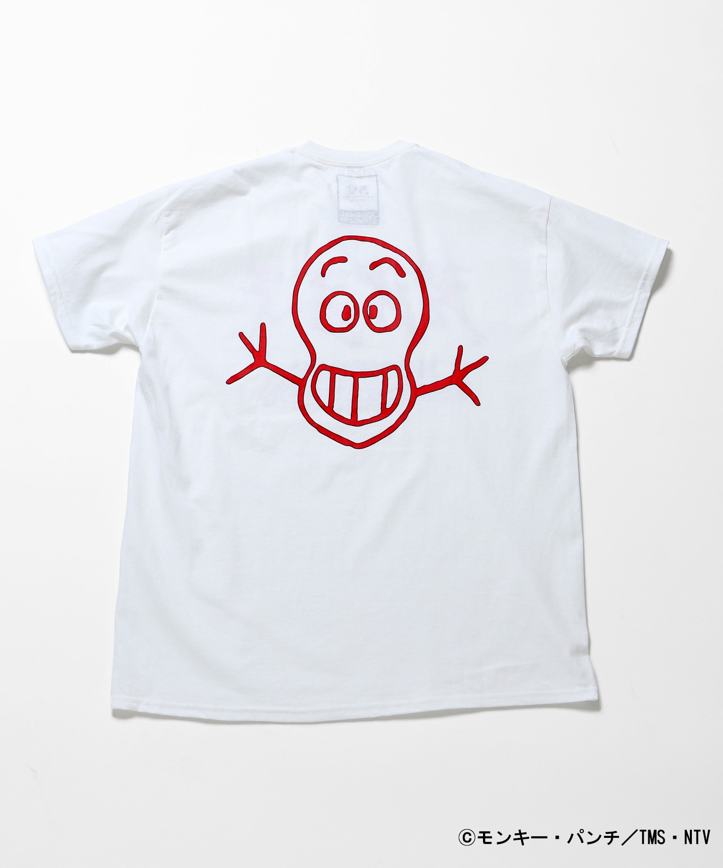 Tシャツの「ホワイトC」の背面。