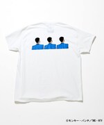 Tシャツの「ホワイトB」の背面。