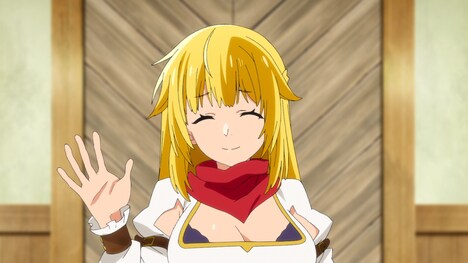 TVアニメ「真の仲間じゃないと勇者のパーティーを追い出されたので、辺境でスローライフすることにしました」第1話の場面カット。