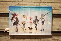 岸田隆宏描き下ろしイラストを使ったタペストリー。