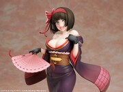 「災害の黒蜘蛛『澪』1/7スケールフィギュア」の「赤面顔パーツ」を付けた姿。