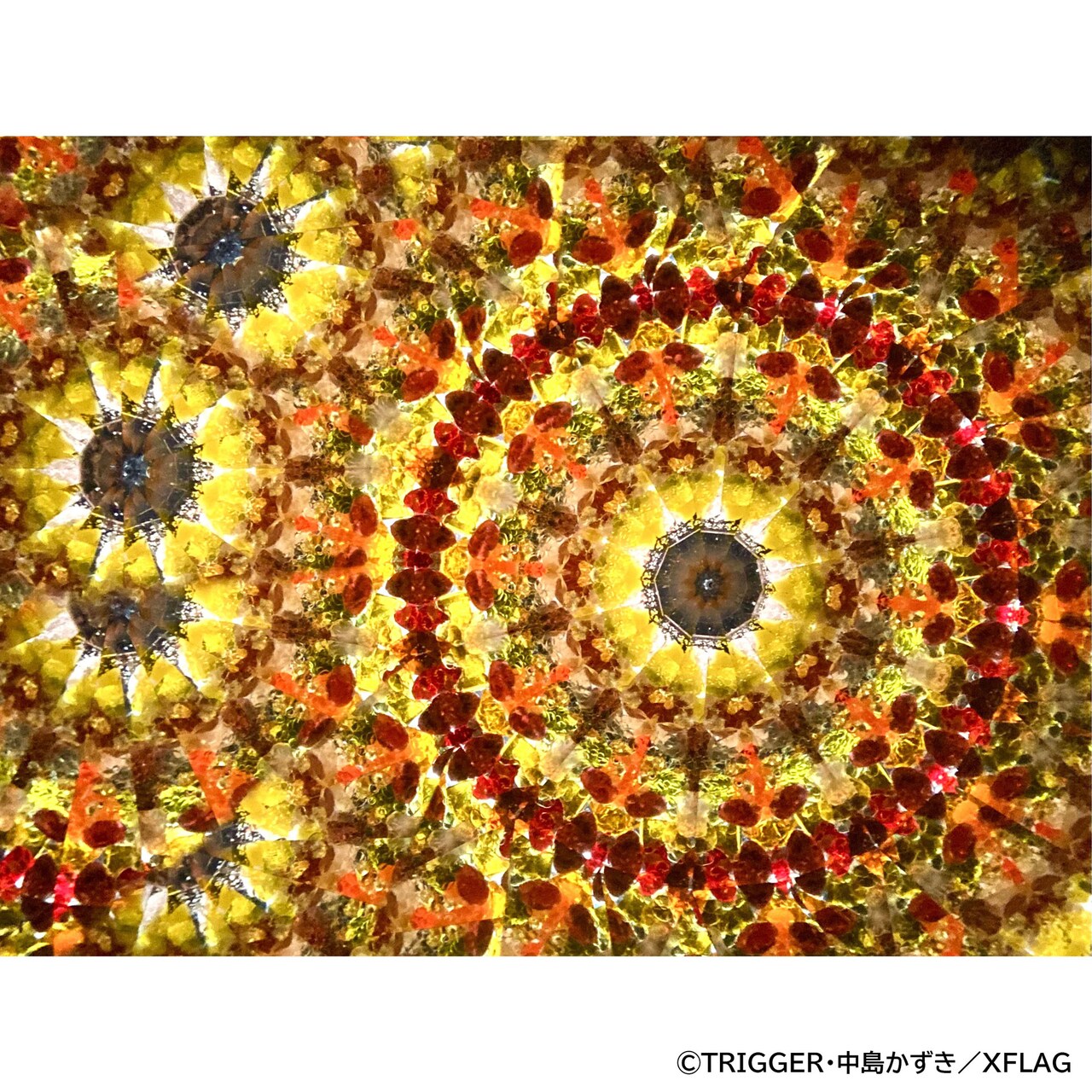 プロメア」ガロ、リオ、クレイをイメージした天然石万華鏡、完全