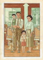 「父の暦」イラスト