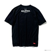「STRICT-G MILKFED.『機動戦士ガンダム』Tシャツ ハロ グリーン BAR ロゴ柄」