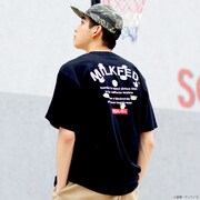 「STRICT-G MILKFED.『機動戦士ガンダム』Tシャツ ハロ バックロゴ柄」着用イメージ