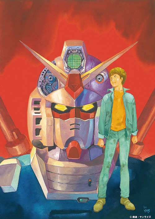 「安彦良和／機動戦士ガンダム THE ORIGIN展」ティザービジュアル