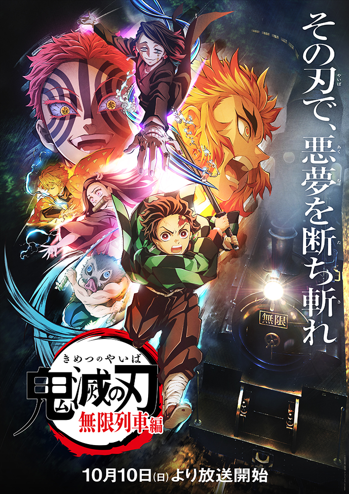 テレビアニメ「『鬼滅の刃』無限列車編」キービジュアル