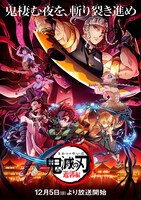 テレビアニメ「『鬼滅の刃』遊郭編」キービジュアル