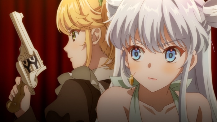 TVアニメ「世界最高の暗殺者、異世界貴族に転生する」第1話の場面カット。