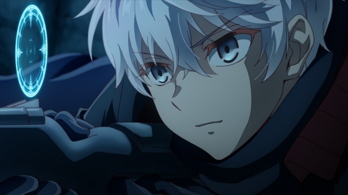 TVアニメ「世界最高の暗殺者、異世界貴族に転生する」第1話の場面カット。