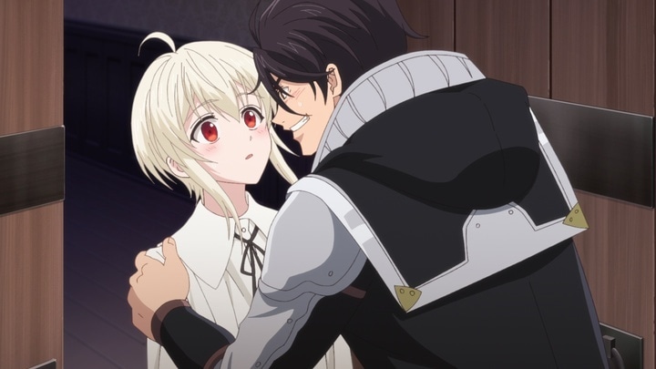 TVアニメ「魔王イブロギアに身を捧げよ」第1話の場面カット。