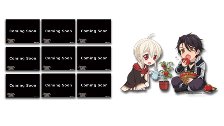 TVアニメ「魔王イブロギアに身を捧げよ」より、「EXカットブロマイド」の告知画像。