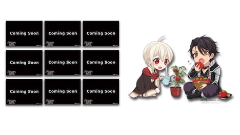 TVアニメ「魔王イブロギアに身を捧げよ」より、「EXカットブロマイド」の告知画像。