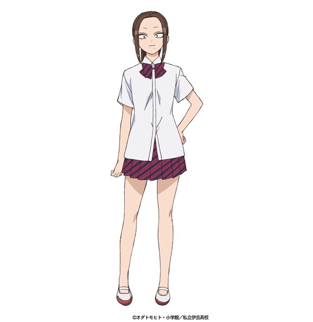 尾根峰ねね（CV：青木瑠璃子）のキャラクタービジュアル。クラスの