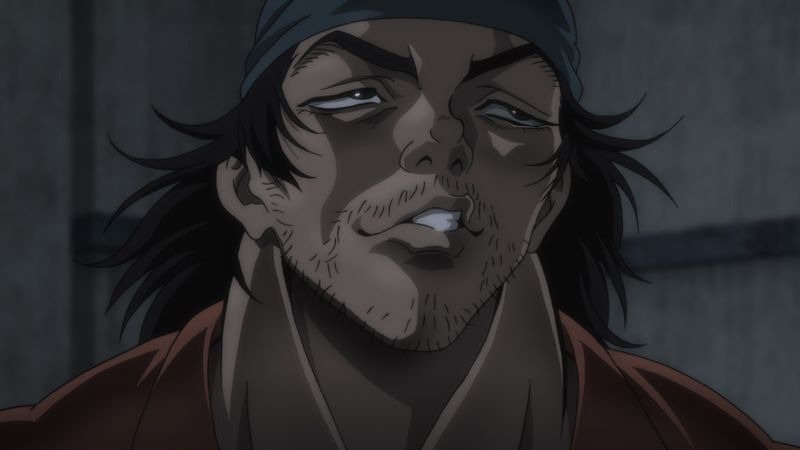 アニメ「範馬刃牙」の場面カット。 (c)板垣恵介(秋田書店)／範馬刃牙製作委員会
