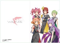 「マクロスΔワルキューレ歌姫伝説ぴあ」アニメイト特典のクリアファイルのサンプル。