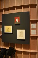 「庵野秀明展」の様子。