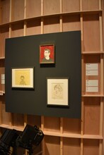 「庵野秀明展」の様子。