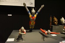 「庵野秀明展」の様子。