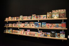 「庵野秀明展」の様子。