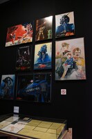 「庵野秀明展」の様子。