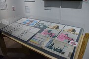 「庵野秀明展」の様子。