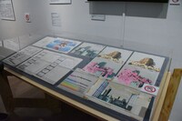 「庵野秀明展」の様子。