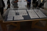 「庵野秀明展」の様子。