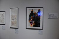 「庵野秀明展」の様子。