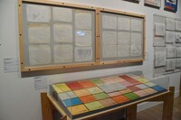 「庵野秀明展」の様子。