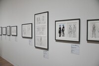 「庵野秀明展」の様子。
