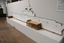 「庵野秀明展」の様子。