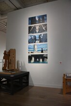 「庵野秀明展」の様子。