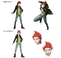 タイガ（CV：沢城千春）のビジュアル。「最強の男、神谷瞬に勝つ！」という思いを胸に、 海を超えてネオトーキョーにやってきた血気盛んな少年。ハルと共にミナトトライブに加入する。