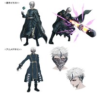 鳳王次郎（CV：諏訪部順一）のビジュアル。ネオトーキョー国王である鳳天心の世継ぎであり、チヨダトライブのリーダー。最強のXBプレーヤーになるよう、幼少期から天心のもとで鍛え上げられた。